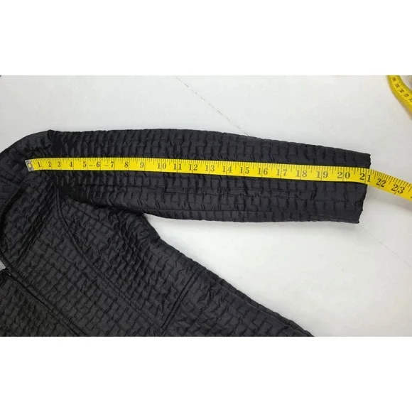 Elliott Lauren Knee‎ Length Quilted Jacket Sm Office Casual Capsule Missing Hood - Picture 9 of 9